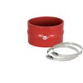 Afe 3-1/2 Inch Inside Diameter, 2-1/4 Inch Length, With Hump, Red, Silicone, With 2 Worm Gear Clamps 59-00060